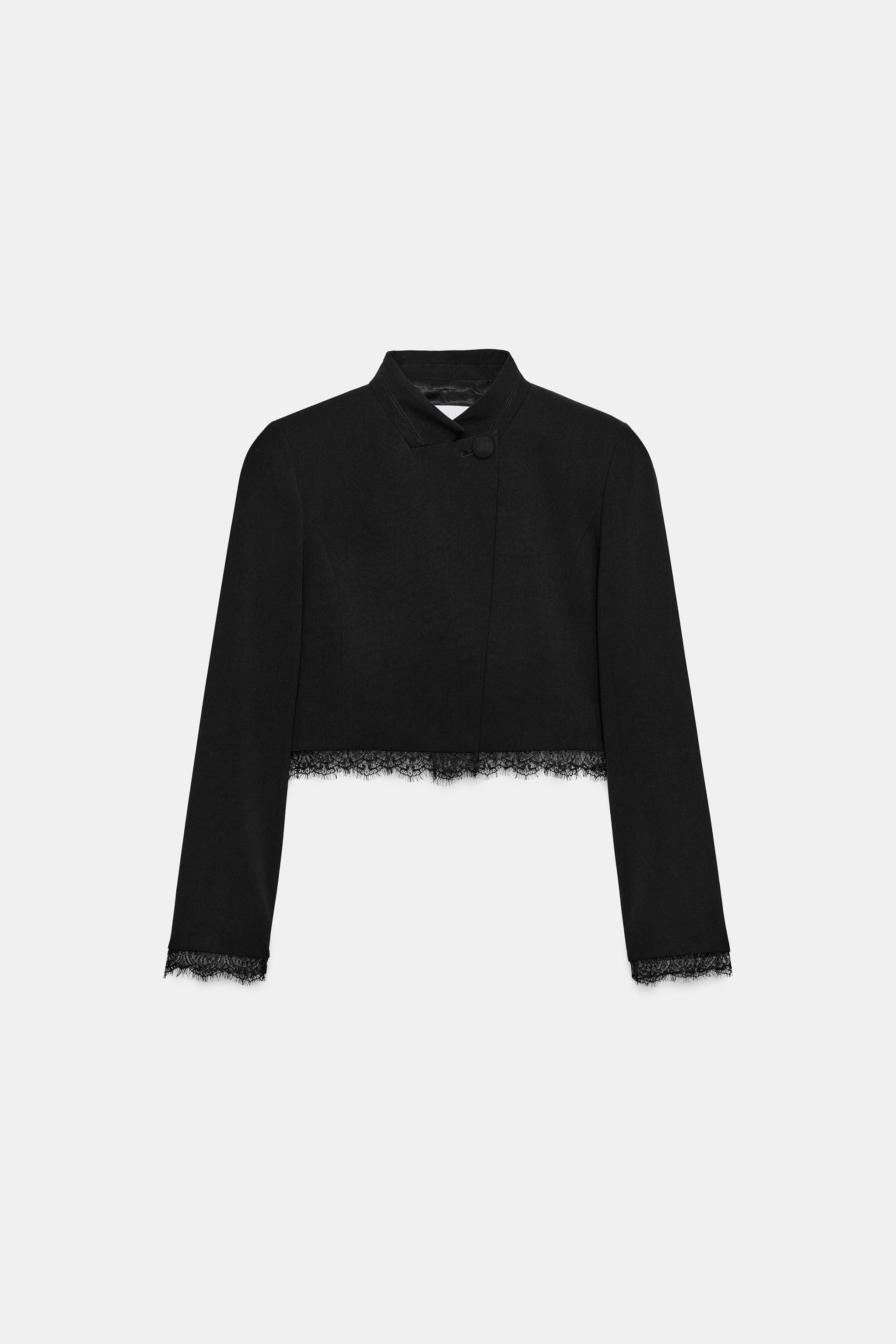 VESTE COURTE EN DENTELLE